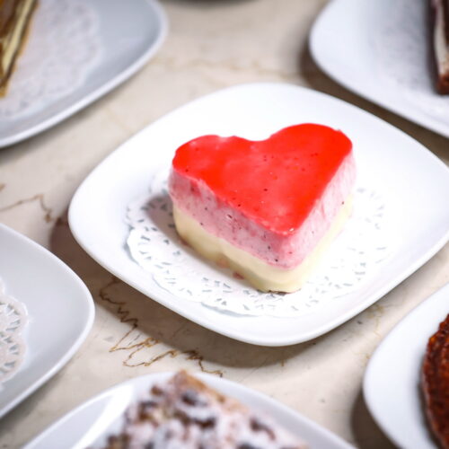 Kuchen-112 Erdbeer Herz